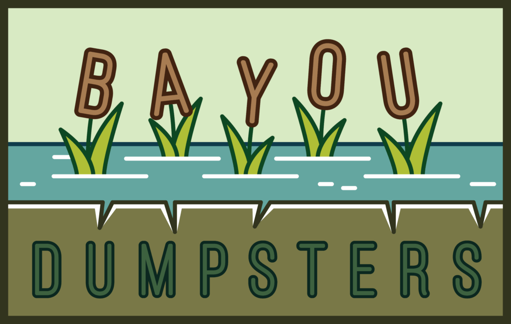 Full Bayou Dumpsters Logo